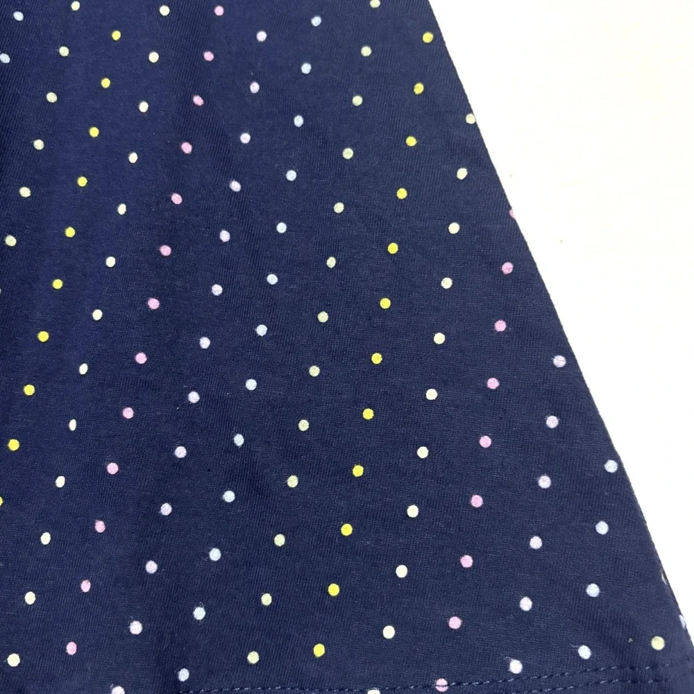 Gap Kids Girls Navy Polka‎ Dot Short Sleeve Fit Flare Dress Size 3T